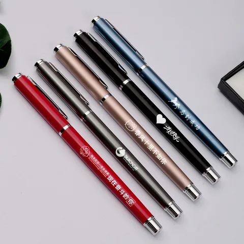 Professioneller Metall Business Tintenroller 0.5mm Edelstahl Signierstift Für Büro Schulbedarf Executive Schreibgeschenk
