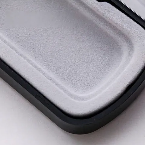 Estuche Magnético de Plástico Transparente con Forro de Terciopelo Caja de Almacenamiento para uno o dos Bolígrafos