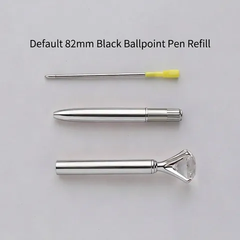 Luxury Crystal Diamond Metal Ballpoint Pen Creative Stationery Elegant Business Gift Writing Pen For Office School Supplies