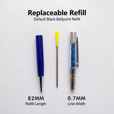 Metal Crystal Rhinestone Ballpoint Pen Elegant Slanted Edge Writing Pen For Office Business Wedding Gift Stationery Supplies
