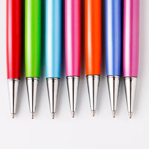 Luxury Metal Crystal Ballpoint Pen With Sparkling Rhinestones Business Office Stationery Writing Pen Gift For Women Men