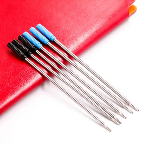 Replacement Ballpoint Pen Refills Black Blue Ink For Twist Pens Plastic Smooth Writing Office School Supplies Refill