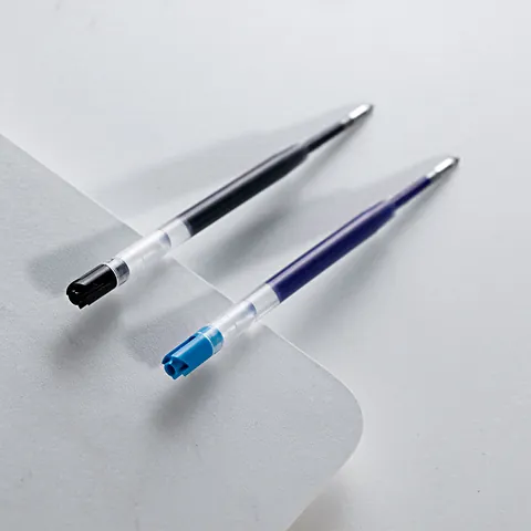 XIN-424SS 0.5mm Gel Pen Refills Transparent Plastic Blue Black Water Ink Replacement For Office School Supplies Stationery Writing Accessories