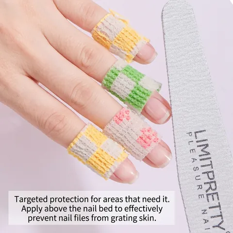 Venda Protectora de Dedos Estilo Japonés Transpirable Autoadhesiva Elástica Algodón Tela No Tejida Cinta Para Manicura Cuidado Diario