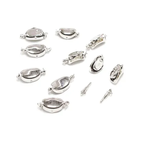 Electroplated Copper DIY Jewelry Ingot Saddle Toggle Clasp For Sweater Chain Bracelet Jewelry Findings Accessories