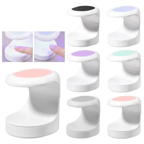 Portable Mini UV LED Nail Lamp For Quick Drying Gel Polish Professional Manicure Tool Single Finger USB Powered Nail Dryer