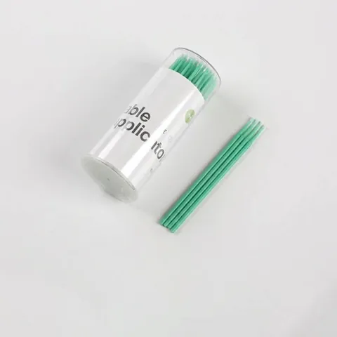 Disposable Micro Applicators Eyelash Extension Cleaning Cotton Swabs Fiber Tip Eyelash Removal Sticks Beauty Makeup Tools