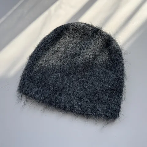Winter Warm Pelzige Beanie Mütze Für Herren Weiche Lässig Plüsch Ohrenschutz Korean Style Mode Einfarbig Skull Cap