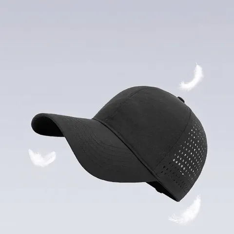 Großer Kopfumfang Schnelltrocknende Baseballkappe Herren Damen Atmungsaktiv Laserperforiert Nylon Sport Sonnenhut Outdoor Verstellbarer Hut