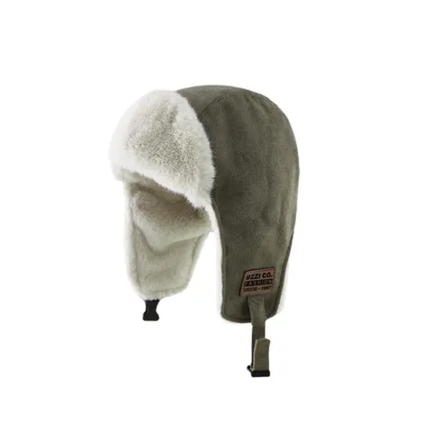 Winter Warm Trapper Hat For Men Women Unisex Faux Fur Lining Thick Plush Ear Flap Hat Cold Weather Outdoor Riding Pilot Cap