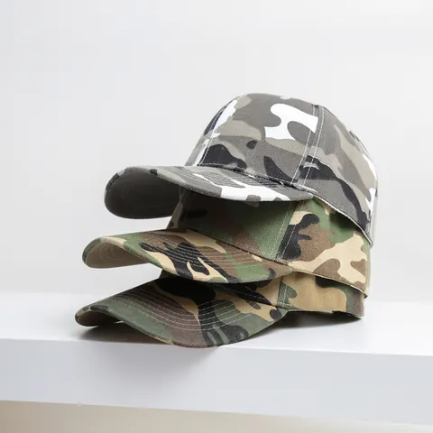 Berretto da Baseball Mimetico per Uomo e Bambini Protezione Solare Outdoor Sport Cappello Snapback Regolabile Camo Woodland