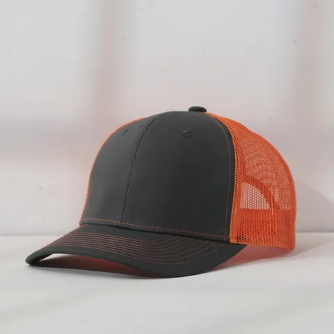 Unisex Farbblock Trucker Hut Baumwolle Netz Verstellbar Snapback Baseballkappe Atmungsaktiv Sommer Outdoor Sonnenschutz Hut