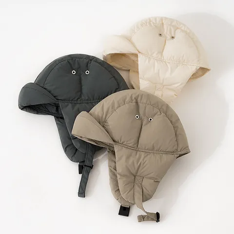 Winter Dikke Trapperhoed Voor Heren Dames Gewatteerde Bombermuts Met Oorkleppen Winddichte Fietsen Sneeuwmuts Helm Voering Outdoor Warme Thermische Hoed