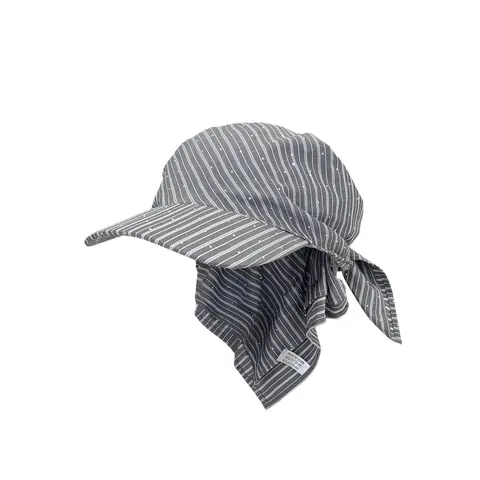 Koreaanse Stijl Gestreepte Retro Bandana Hoed Voor Dames Zomer Zonbescherming Eendensnavel Pet Met Strass Chic Hoofddoek Cap
