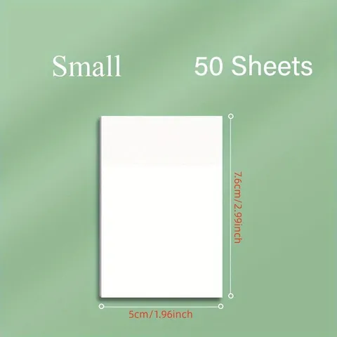 Transparent Waterproof Sticky Notes Frosted Clear Memo Pads Removable Self-Adhesive Note Paper For Office School Student