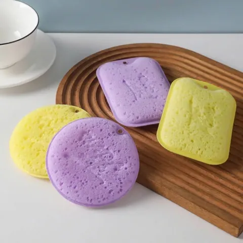 Double Sided Wood Pulp Cotton Cleaning Sponge Kitchen Scouring Pad Absorbent Magic Dishcloth Household Washing Tools
