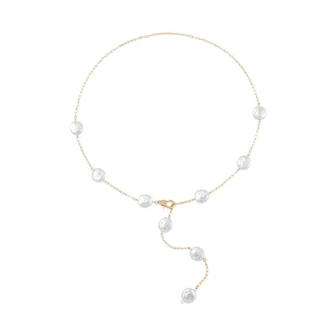 Hip Hop Rock Thorn Barbed Wire Necklace For Men Women Alloy Rhinestone Heart Pearl Pendant Chunky Link Chain Punk Jewelry
