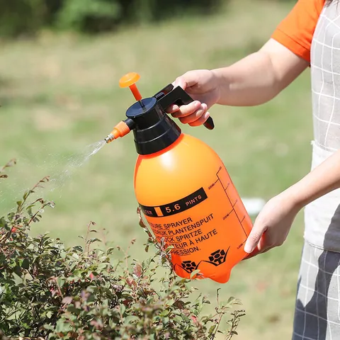 Garten Drucksprüher Flasche Verstellbare Düse Manuelle Handpumpe Sprüh Gießkanne Für Haus Garten Pflanzen Reinigung Desinfektion