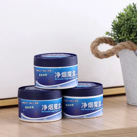 Net Smoke Magic Box Car Air Freshener Solid Balm Odor Eliminator For Vehicle Home Deodorizer Fragrance