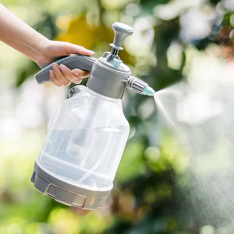 3L Large Capacity Pressure Sprayer Transparent Plastic Watering Can For Home Gardening Flowers Cleaning Disinfecting Spray Bottle