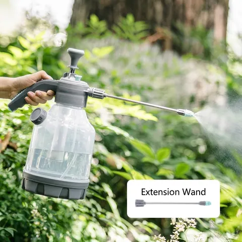 3L Large Capacity Pressure Sprayer Transparent Plastic Watering Can For Home Gardening Flowers Cleaning Disinfecting Spray Bottle