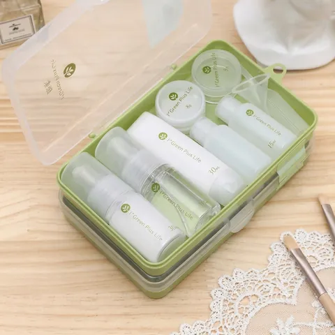 Portable Travel Toiletry Bottle Refillable Cosmetic Containers Skincare Lotion Spray Bottles Case PP Plastic Korean Style