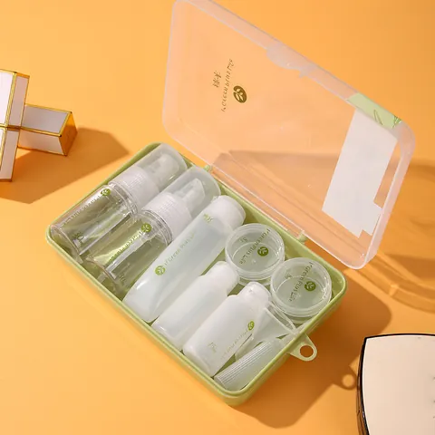 Portable Travel Toiletry Bottle Refillable Cosmetic Containers Skincare Lotion Spray Bottles Case PP Plastic Korean Style