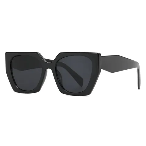 Gafas de Sol Cuadradas Geométricas de Ojo de Gato de Lujo para Mujeres Hombres Marco de PC Protección UV400 Diseñador Retro