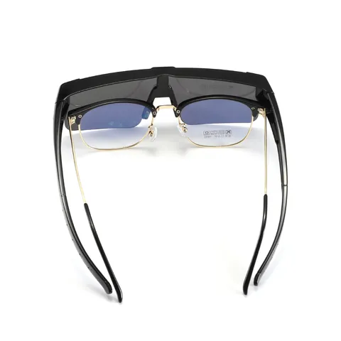 Ultralight TR90 Fit-Over Polarized Sunglasses For Men Women Half Frame Cycling Driving Sunglasses Sports Sun Protection Eyewear