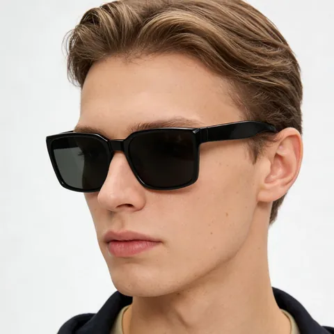 TR90 Sporty Polarized Sunglasses UV400 Protection Large Square Frame Cycling Outdoor Beach Fashion Coated Sun Glasses For Men Women