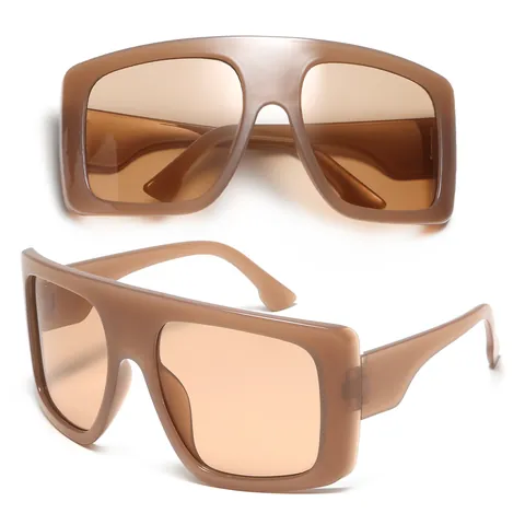 Fashionable Kids Oversized Square Sunglasses PC Frame UV400 Protection Stylish Cute Eyewear For Boys Girls Outdoor Photography