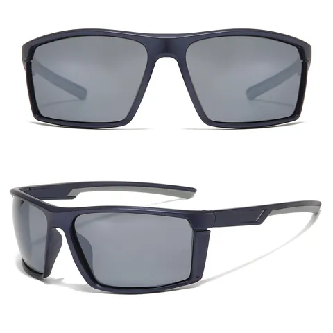 Occhiali da Sole Sportivi Professionali Avvolgenti Base 8 Polarizzati UV400 Antivento Ciclismo Uomo Donna Esterno