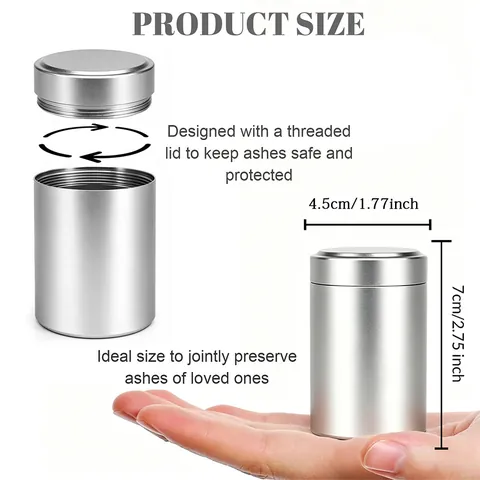 Forever In My Heart Aluminum Pet Cremation Urn Tree Of Life Memorial Ash Jar For Cats Dogs Sealing Keepsake Funerary Casket