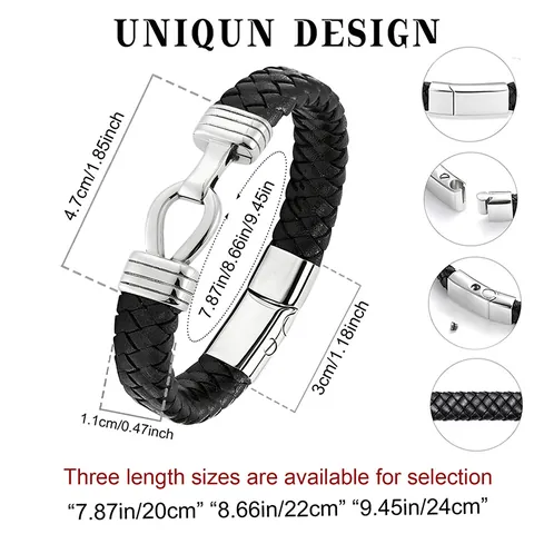 Stainless Steel Infinity Symbol Memorial Cremation Bracelet For Pet Human Ashes Black Braided Leather Urn Bracelet Waterproof Jewelry