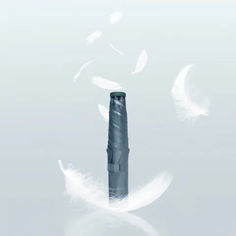 Ultralight Sun Rain Umbrella Manual Folding Pocket Pencil Umbrella UV Protection Aluminum Portable Parasol For Women Travel