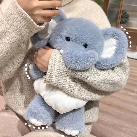 Morbido Peluche Elefante Dinosauro Lontra Giocattolo di Pezza Stile Foresta Guarigione Bambola Per Bambini Adolescenti
