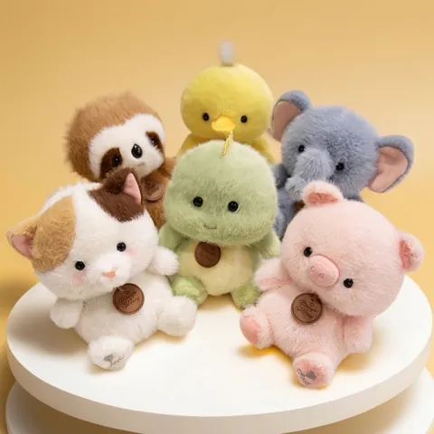 Scented Animal Plush Toy Soft Stuffed Pig Dinosaur Capybara Healing Desk Companion Cuddly Doll Gift For Kids