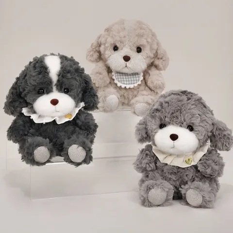 Süßes Plüschhund-Spielzeug Weicher Teddy-Welpe Kuscheltier-Puppe Für Mädchen Kinder Süße Hündchen Zimmer Deko Polyester PP-Baumwolle Füllung