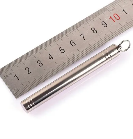 Portable Stainless Steel Toothpick Set With Storage Tube Reusable Oral Cleaning Tool Toothpick Holder For Outdoor Travel