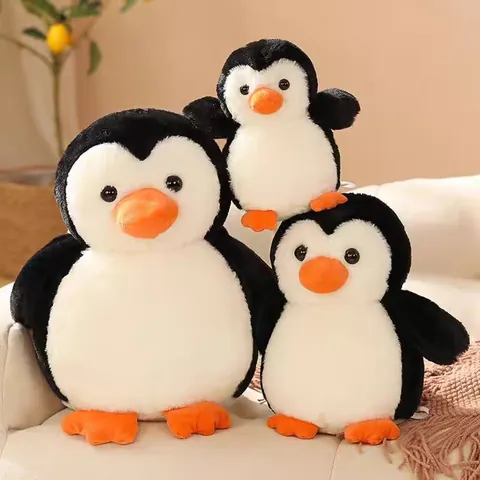 Juguete de Peluche de Pingüino de Simulación Realista Muñeco de Animal de Peluche Suave Almohada de Pingüino Emperador para Niños