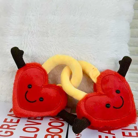 Creative Cute Heart Lock Plush Doll Soft Heart Shape Stuffed Toy For Children Girls Birthday Wedding Valentine's Day Gift