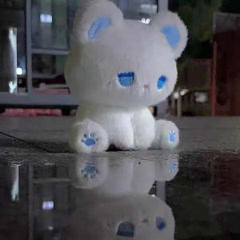 Simpatico Orsetto Emo Peluche Morbido Animale Di Peluche Bambola Di Orso Tessuto Simil Visone Bianco Blu Nero Verde Per Regalo Ragazze Arredamento