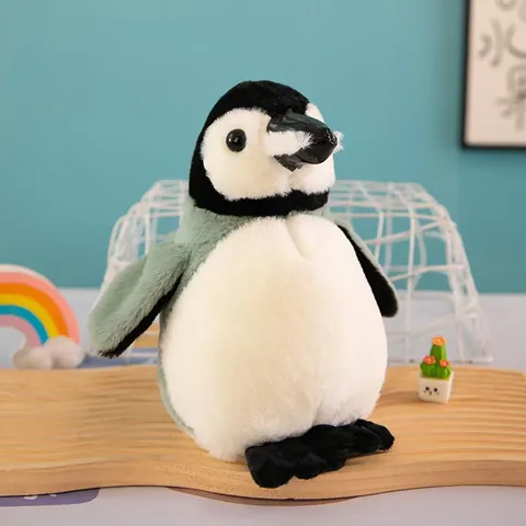 Niedlicher Pinguin Plüschtier Mit Fliege Weiches Kuscheltier Puppe Für Kinder Geburtstag Geschenk Deko Kissen Plüschtier