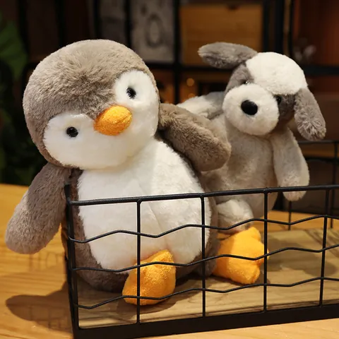 Cute Animal Plush Toy Cartoon Soft Stuffed Dinosaur Penguin Piggy Panda Cow Koala Rabbit Monkey Puppy Doll For Kids Gift