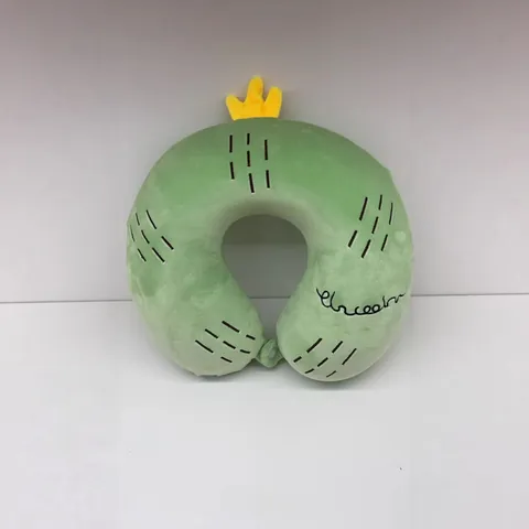 Almohada de Viaje en Forma de U de Espuma de Memoria de Frutas para Avión Oficina Siesta Felpa Suave Fresa Cactus Piña Almohada de Soporte para el Cuello Portátil