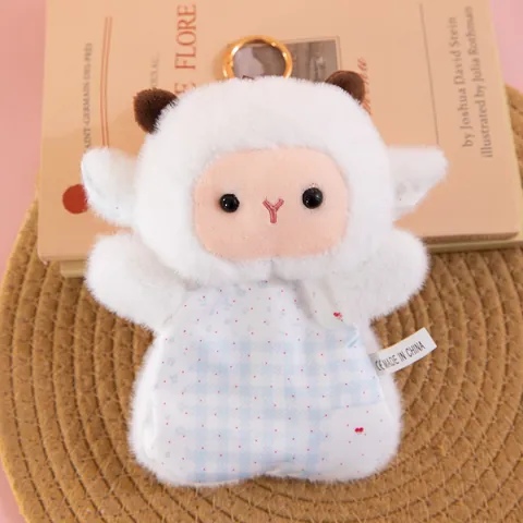 Cute Animal Beanbag Plush Toy Healing Stress Relief Squeeze Doll Sheep Calico Cat Otter Bear For Kids Gift Home Decor