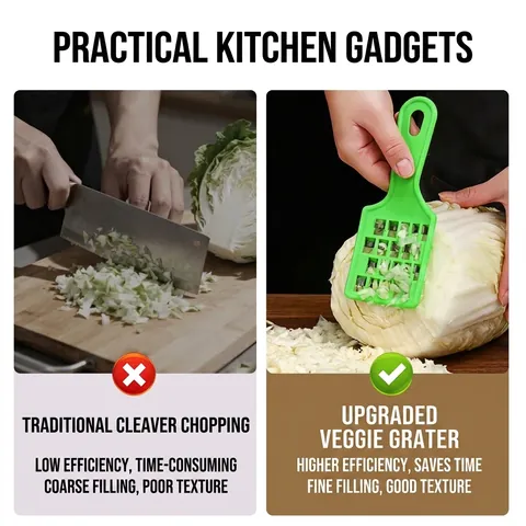 Manual Multi-Functional Vegetable Cutter ABS Plastic Cabbage Shredder Kitchen Tool For Dumpling Stuffing Home Cooking