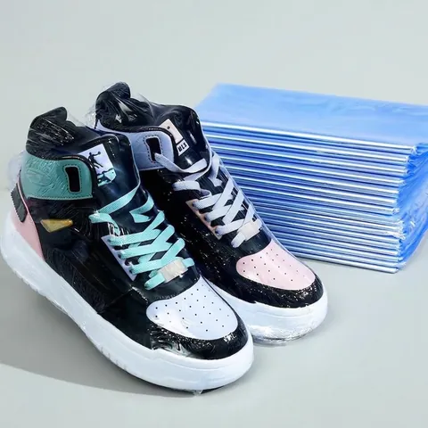 Transparent PVC Heat Shrink Film Bags For Shoe Storage Dustproof Moisture-Proof Anti-Oxidation Plastic Seal Wrap Bags Home Organizer