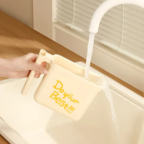 Rectangular PP Plastic Instant Noodle Bowl With Handle And Fork For Students Dormitory Home Travel Modern Style Food Container