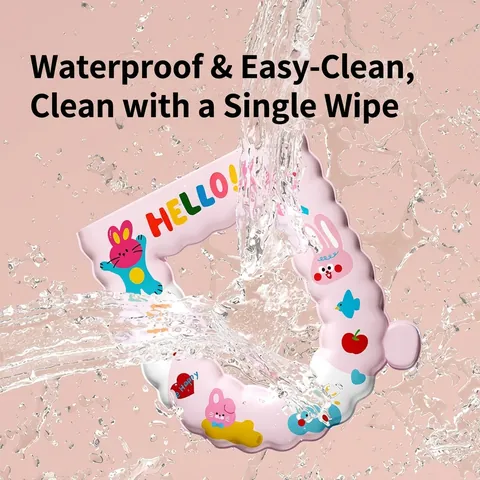Universal Waterproof EVA Adhesive Toilet Seat Cover Four Seasons Cartoon Cat Rabbit Bear Washable Warm Bathroom Toilet Seat Cushion Pad